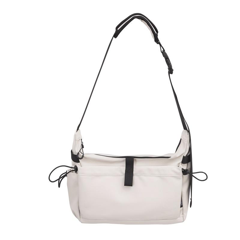 Пригородная сумка Большая вместительная сумка через плечо Сплошной цвет Студенческая сумка на плечо для мужчин и женщин