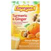 Emergen-C Turmeric & Ginger, Citrus-Ginger, 18 Packs, 9 G (0.32 Oz) Each