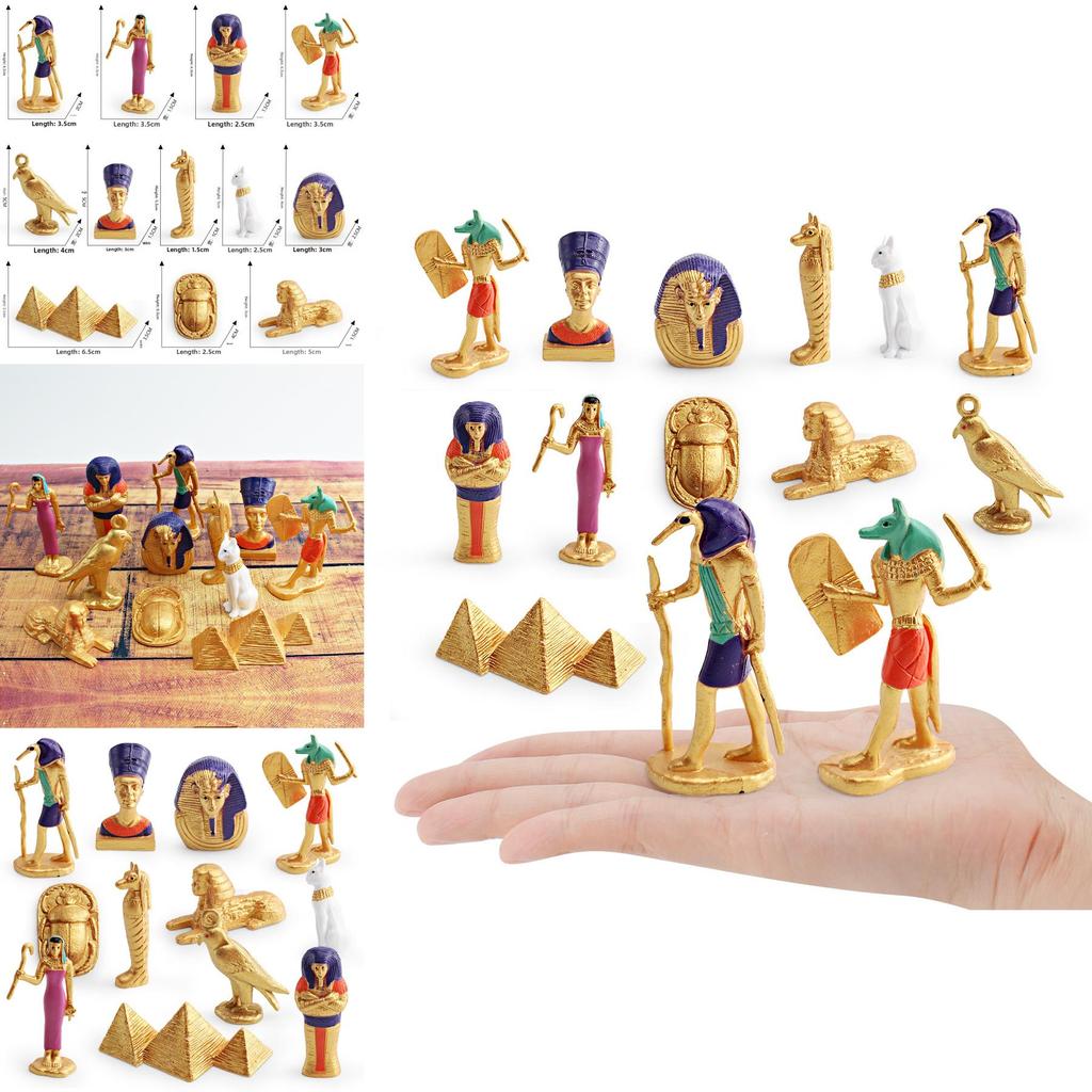 Древний Египет Королева Сфинкс Модель ПВХ Декоративная Коллекционная Для Домашней Демонстрации