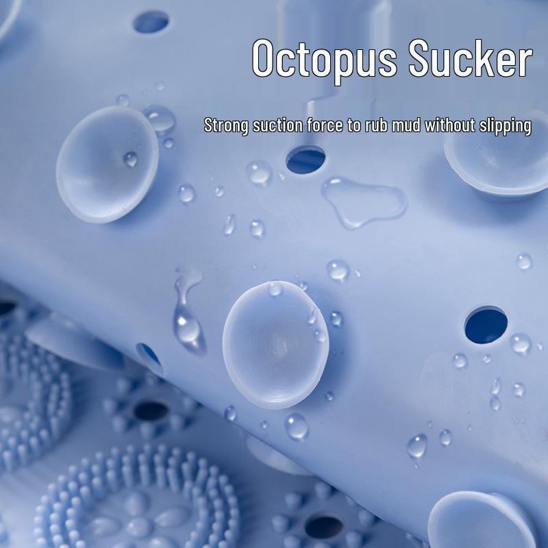 Круглый Нескользящий Водонепроницаемый Коврик для Ванной для Душа, Туалета и Прихожей