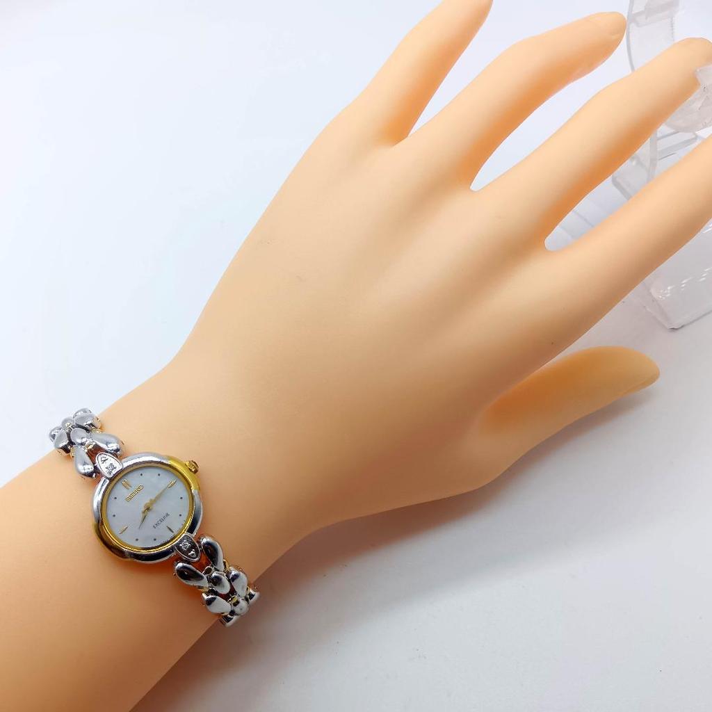 [USED] 375 Free Shipping Battery Replaced SEIKO Exceline Women's Watch