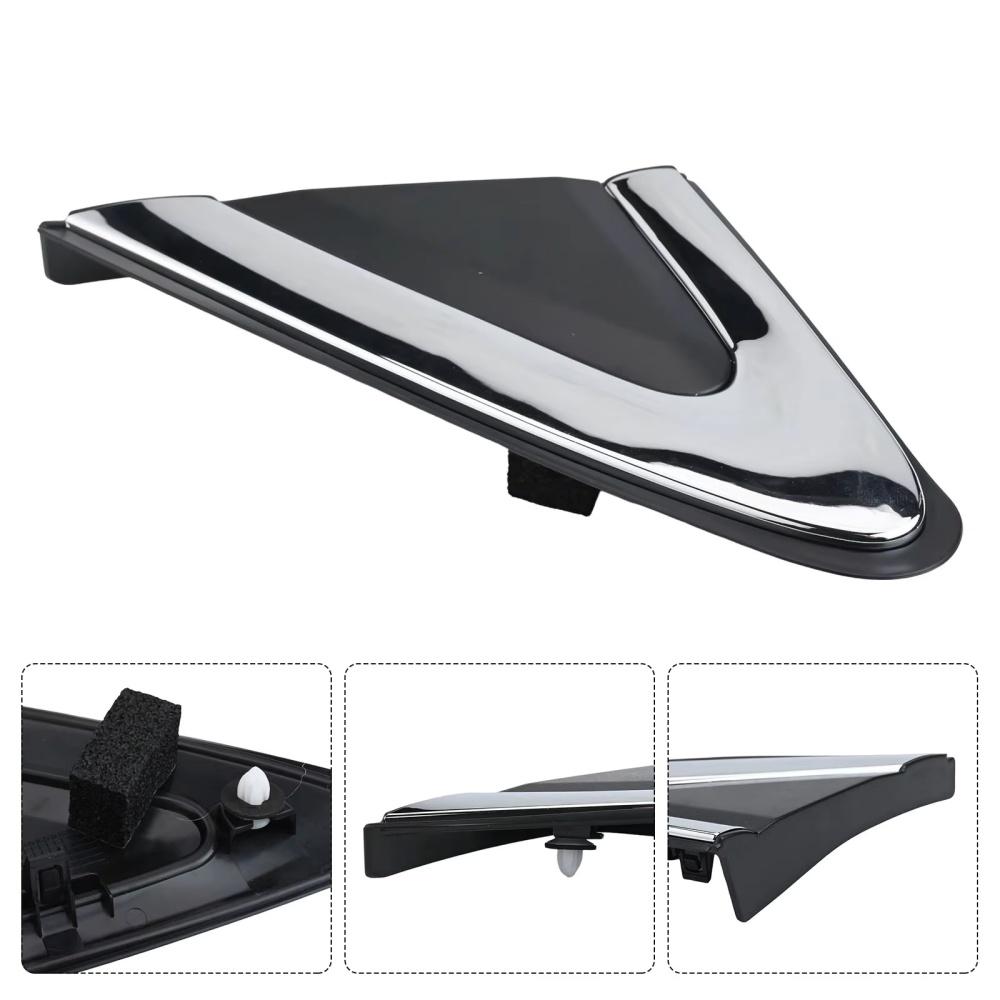 Накладка-треугольник на угол левого переднего зеркала для Mitsubishi Eclipse Cross 18-21