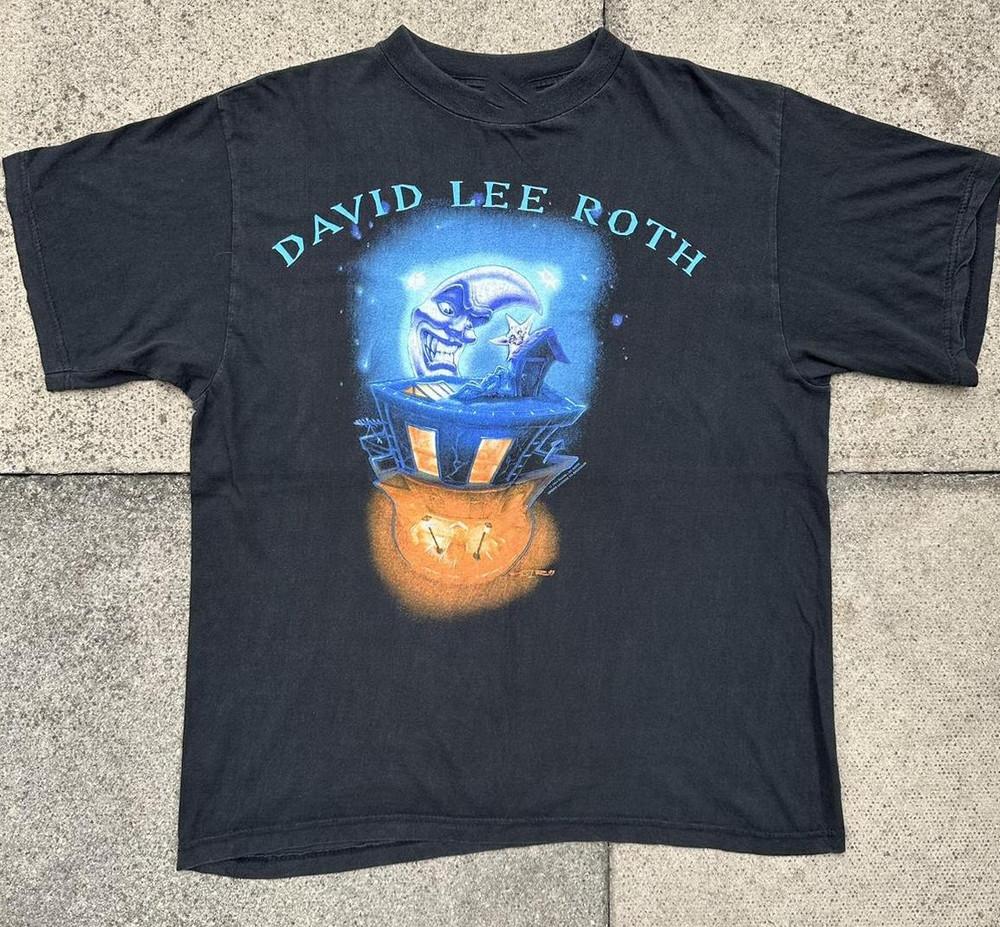 Vintage 1994 David Lee Roth The Entire World Tour Tshirt NZ091 FREE SHIPPING