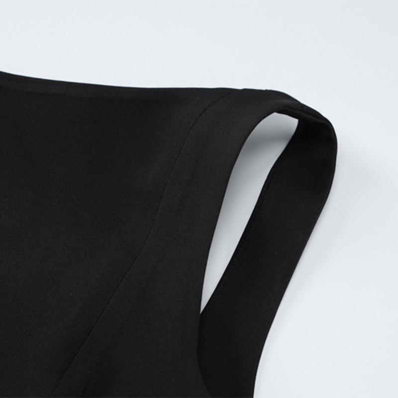 Модное сексуальное белое платье без рукавов с открытой спиной, женское тонкое однотонное трапециевидное платье с высокой талией, женское летнее праздничное повседневное вечернее платье, элегантное вечернее платье