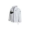 Sportswear Swoosh Color-Block Woven Hooded Jacket Men Outerwear White DJ8038-100