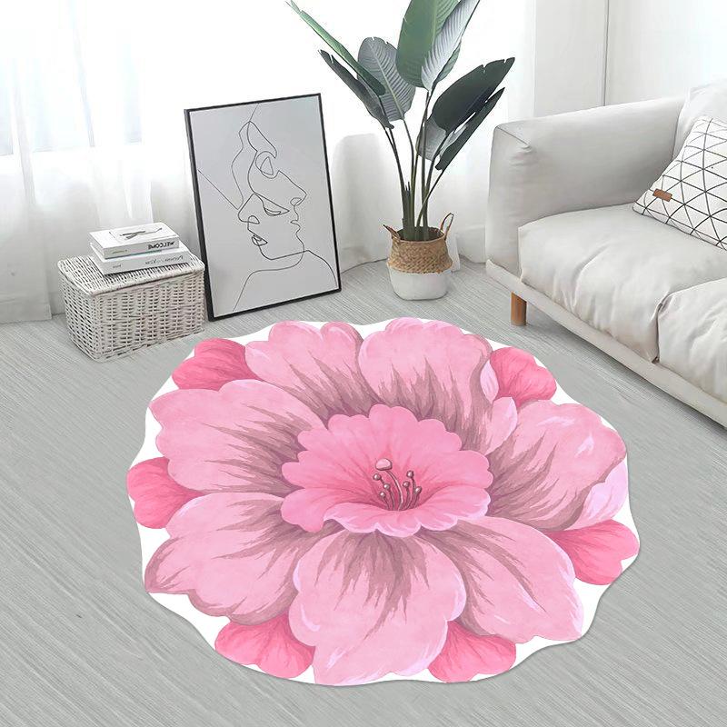 Нерегулярный цветочный ковер напольный коврик для дома гостиная ковер для спальни туалетный столик прикроватная тумбочка полный ковриков