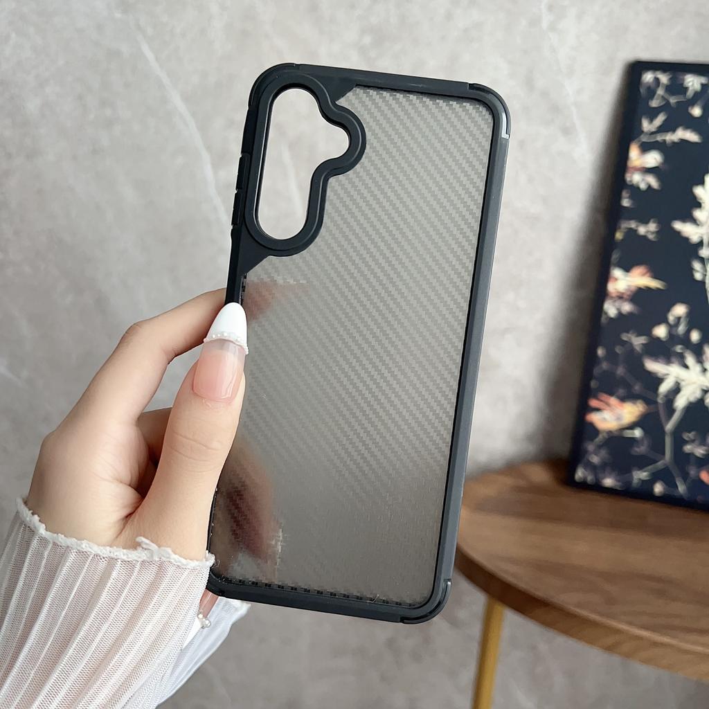 Роскошный Крутой Матовый Чехол Из Углеродного Волокна Для Samsung S25 S24 Ultra S23 Plus S22 S21 FE A16 A54 A35 M55 M23 A55 A34 A25 A14 A15 Чехол