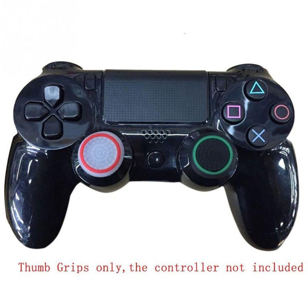 4pcs New Anti-slip Silicone Joystick Cap Cover Case Controller Accessories Thumb Stick Grip