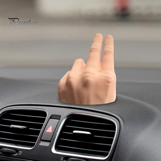 Украшение в виде машущей руки, напечатанное на 3D-принтере, украшение на приборную панель автомобиля, автомобильный салют, приветствие, машущая рука, статуя для декора интерьера автомобиля