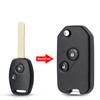 Для Honda Fit Accord Civic 2006-2011 2003-2013 CRV 2018 Pilot Modified Flip 2/3/4 кнопки автомобильный дистанционный ключ Shell с/без резиновой прокладки