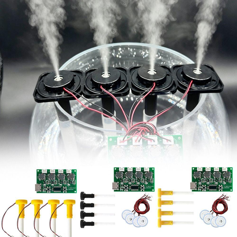 4 Spray Modes Mist Maker DC 5V Atomizer Sheet New Mist Sprayer  Indoor Humidifying