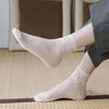 Sheer Nylon Socks for Women Mid-tube Lace Ankle Socks Summer Ultra Thin Breathable Mesh See Through Socks