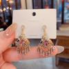 Elegant Handmade Bohemian Crystal Earrings - Retro Ethnic Style, High-End All-Match Design