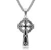 Men'S Punk Street Shoot Vintage Cross Celtic Necklace Men'S And Women'S Personality Pendant Versatile