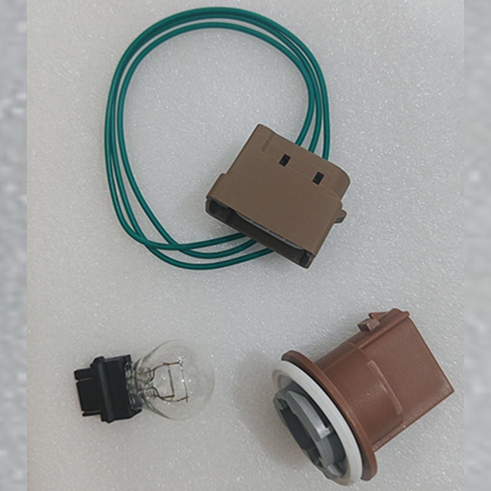 Headlamp Socket, Brake/Tail/Turn Signal + 3157 Bulb
