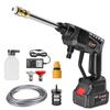 Электрический пистолет для мойки автомобилей 50 бар, 500 Вт, беспроводной очиститель высокого давления, пенопласт, многофункциональная насадка, переносная автомойка, садовый спрей