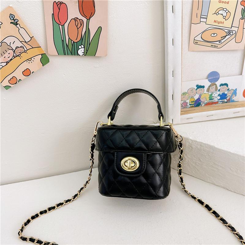 Adorable Fashionable Girls Bucket Bag Cute Korean Style Handbag For Kids