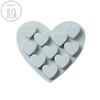 10 Even Small Love Silicone Handmade Soap Cake Mold DIY Chocolate Mold Baking Mold Ice Grid Mold