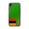 Coque Pour iPhone - PIXELFORMA - iPhone XR - Drapeau De La Zambie - Silicone Souple - Design Léger