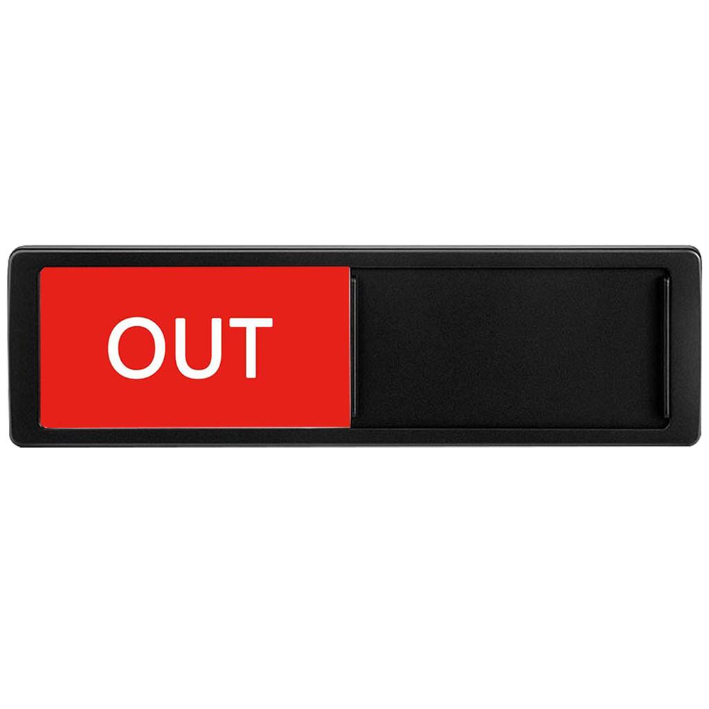 Знак входа/выхода на дверь офиса Знак входа/выхода на дверь Магнитный слайдер Знак на дверь для школы Дома отеля Больницы Конференц-зал