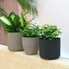 Frosted Plant Planter Thickened Plant Cultivation Pot Frosted Imitation Stone Flower Pot  Office