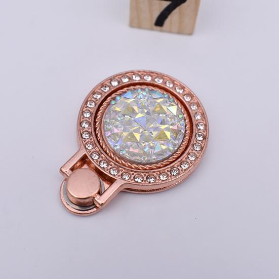 Держатель-кольцо для пальца, Металлический универсальный с вращением на 360 градусов, Стразы, Кольцо для телефона в виде карманных часов