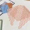 Women Lace Triangle Scarf Sweet Girls Sunscreen Scarf Spring Summer French Beach Style Hair Tie Vintage Female Lady Muslim Hijab
