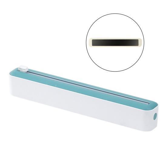 Диспенсер для пищевой пленки с резаком-слайдером 2-в-1, держатель для пластиковой пленки и фольги для кухни, инновационный резак и диспенсер для пищевой пленки для домашнего ресторана