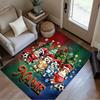Soccer Friends Christmas Celebration Customize Your Name Carpet Design for Decorate room Hallway Kitchen Dining Room Antislip Carpet Anime Office Deco