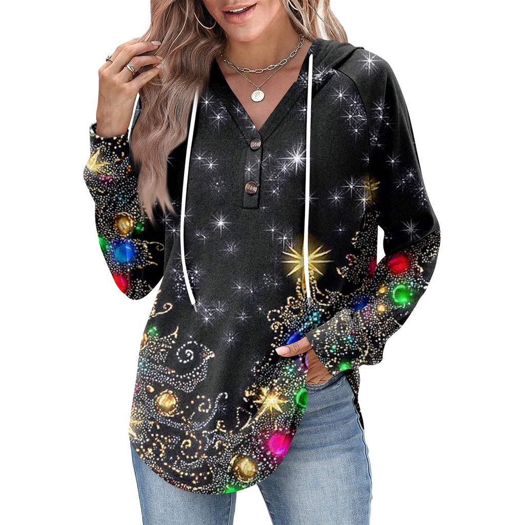 Женская мода, женский легкий пуловер с длинными рукавами и карманами, толстовка с капюшоном в стиле консервативного стиля