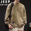 Мужская повседневная толстовка JEEP SPIRIT с круглым вырезом и длинным рукавом