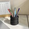 Tire Shaped Pen Holder Fun Desktop Stationery Organizer Space Saving Desk Storage for Home Office School Desk Decoration