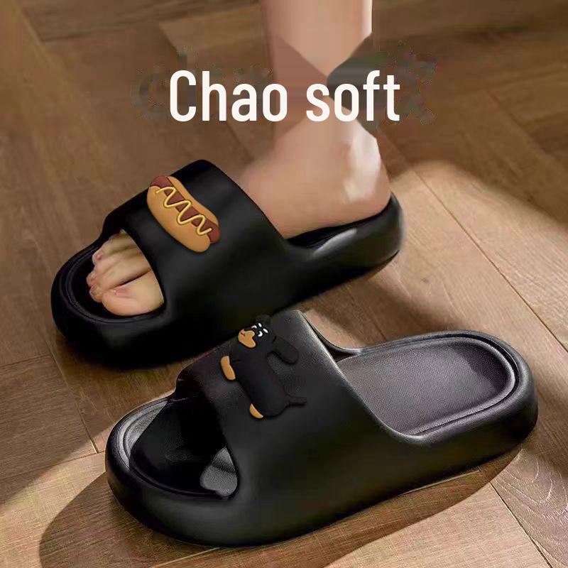 Women's Soft Sole EVA Cat Slippers - Non-Slip, Deodorant, Indoor/Outdoor Summer Flip Flops