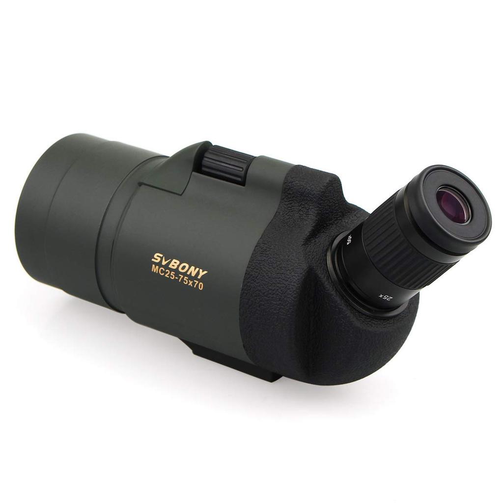 SVBONY SV41 Field Scope 70mm Spotting Scope Archery Scope Compact Bak4 Prism High Magnification FMC IPX7 Waterproof Tabletop Tripod Included