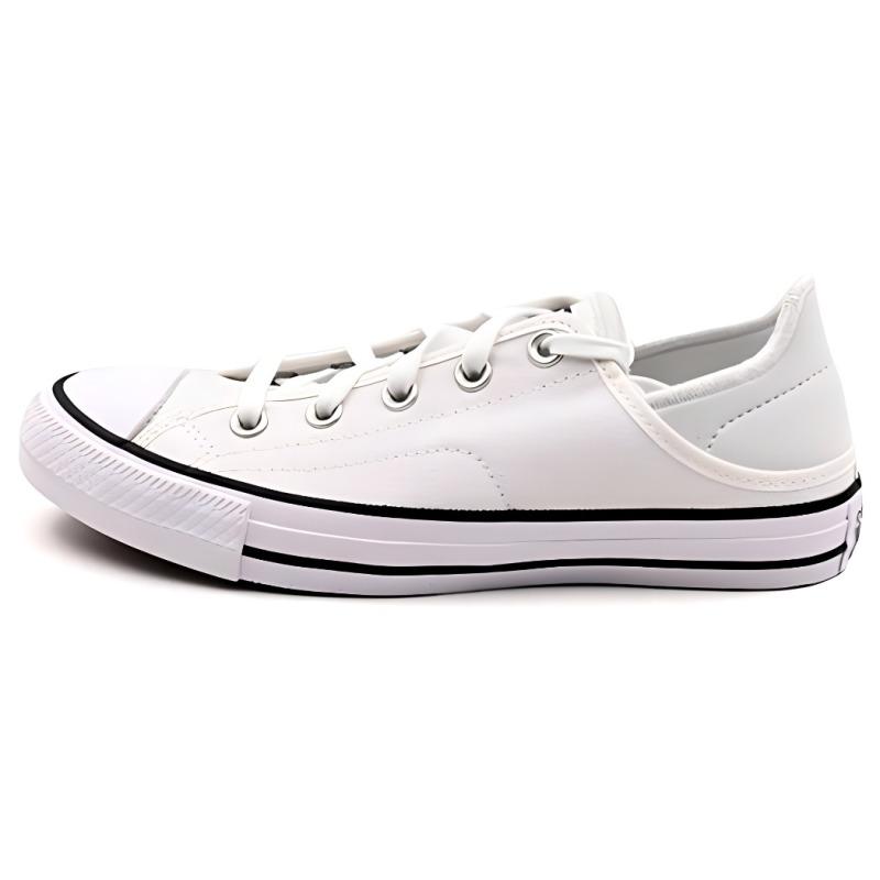 Converse Chuck Taylor All Star Simple & Comfortable Abrasion Breathable Shock Support Low Top Espadrilles Women's White