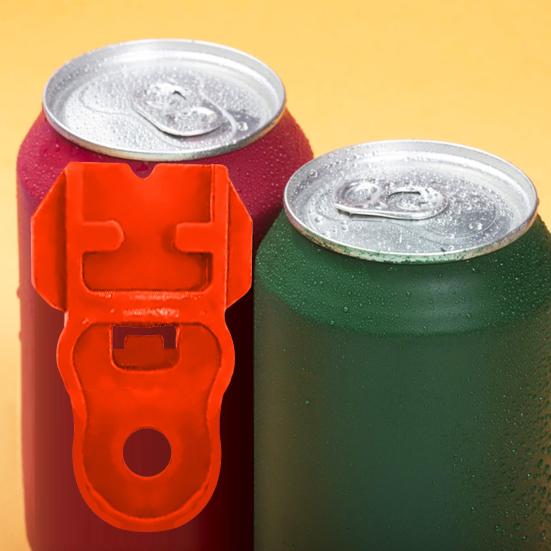 2 шт. консервные ножи компактный размер гладкие края портативные легкие многоразовые многоцелевые АБС-пластик ручные ручные открывалки для напитков и напитков кухонные принадлежности