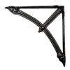 Dulton Shelf Bracket Bow Bracket Height 250 X Length 250mm BOW BRACKET ANTIQUE BLACK Black S555-353-25