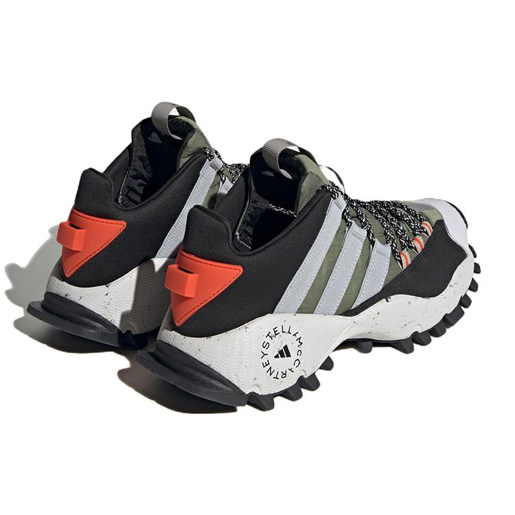 Adidas Stella McCartney Seeulater Нескользящие Прочные Низкие Кроссовки для улицы Унисекс Черный Зеленый Серый H06158