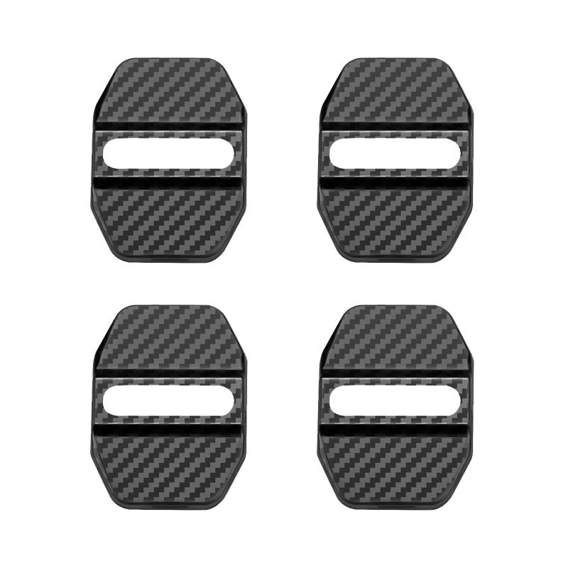 4PCS Slim Lightweight Car Door Lock Protective Cover Portable Auto Emblem Case Easy Fit Exterior Accessories For BMW M Power X6 HGB46