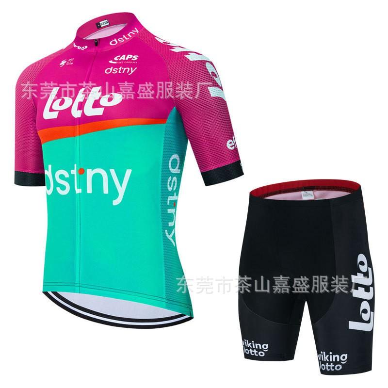 Men Women Cycling Jersey Set Short Sleeve Quick Dry Breathable Bike Wear Summer Performance Kit