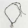August Harmony Vintage Flower String Knot Necklace