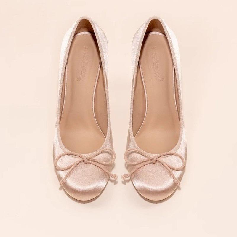 Мэри Джейн Женские туфли-лодочки Новая мода Бант Толстый высокий каблук Женские Лолита Квадратный носок Вечеринка Кожаная обувь для женщины Сандалии