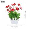 Искусственные растения в горшках Симуляция Роза Забор Цветок Свадьба Домашние Украшения