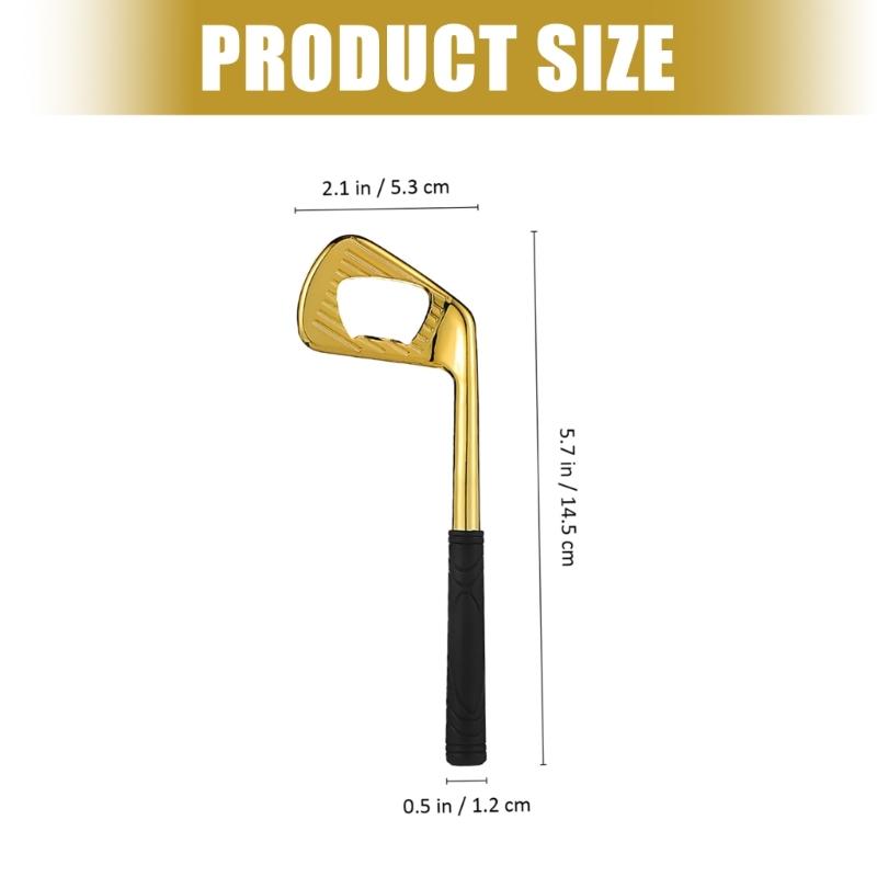 Coppers Bottle Opener with Golf Inspired Shape Corrosions Proof Durable Grip Portable Home Pubs Accessory for Parties Travel
