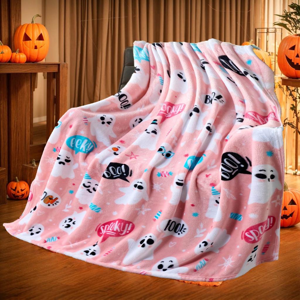 Хэллоуин Плед Ведьма Мягкий Плюшевый Уютный Фланелевый Хэллоуин Плед Украшение Для Вечеринки Диван Кровать Гостиная