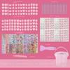 Handmade Toy DIY Keychain Making Kit Laser Sticker DIY Handbook Material Sticker  Kids Toys