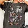 Dead Tired Mom Comfort Colors® Shirt, Retro Funny Mom Life Skeleton Graphic Tee