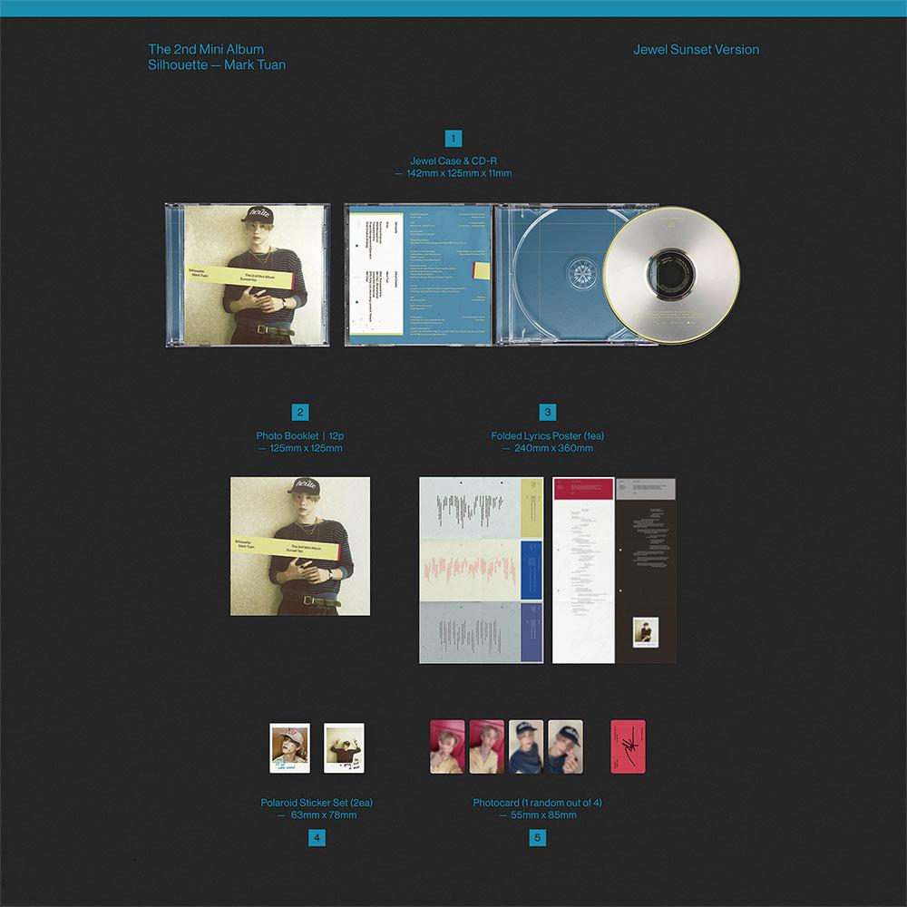 (Драгоценное / Делюкс вер.) Марк Туан (GOT7 МАРК) [Силуэт] 2-й мини-альбом