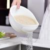 Fine Perforated Vegetable Basket Kitchen Rice Washing Basin Household Food Grade Plastic Drain Basket