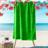 Green Heart Pattern Beach Towel Beach Towel Quick-drying for Travel Outdoor Sports Jogging Beach and Swimming